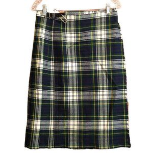 Vintage Jedburgh Kiltmakers Scottish Kilt Multicolor Plaid Size 14 US plaid wool